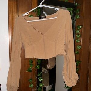 Kendall and Kylie cropped corset top